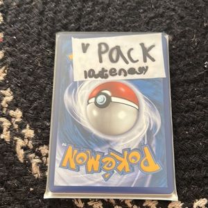 V pack guaranteed v card ten cards plus one energy